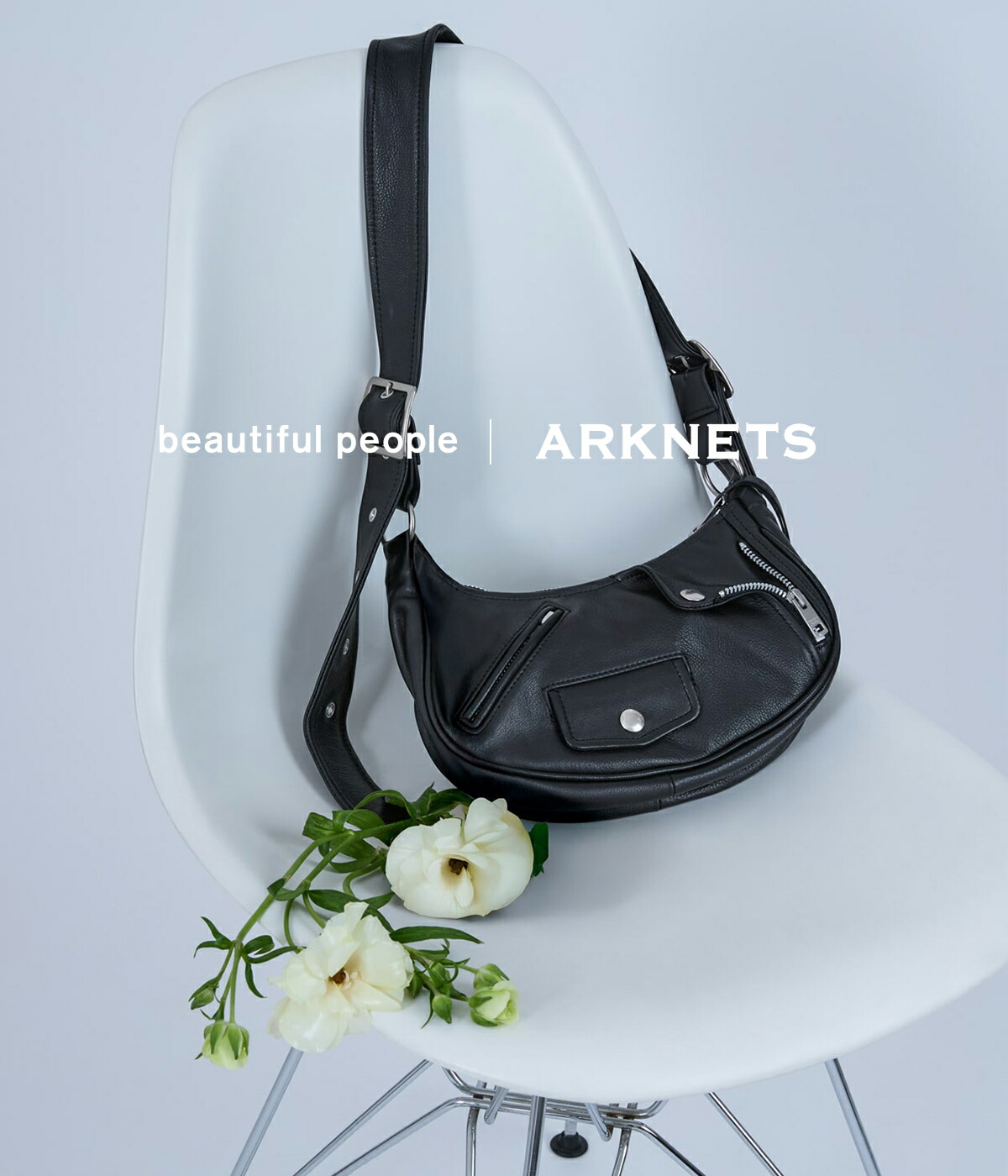 楽天市場】[送料無料]beautiful people : 別注 riders shoulder bag