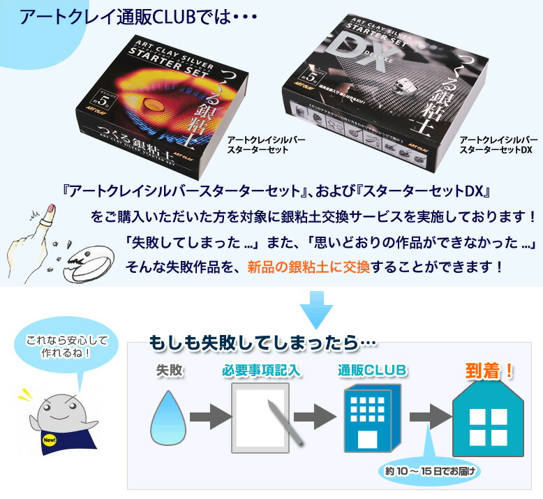 楽天市場】（ご購入特典つき）アートクレイシルバースターターセットDX