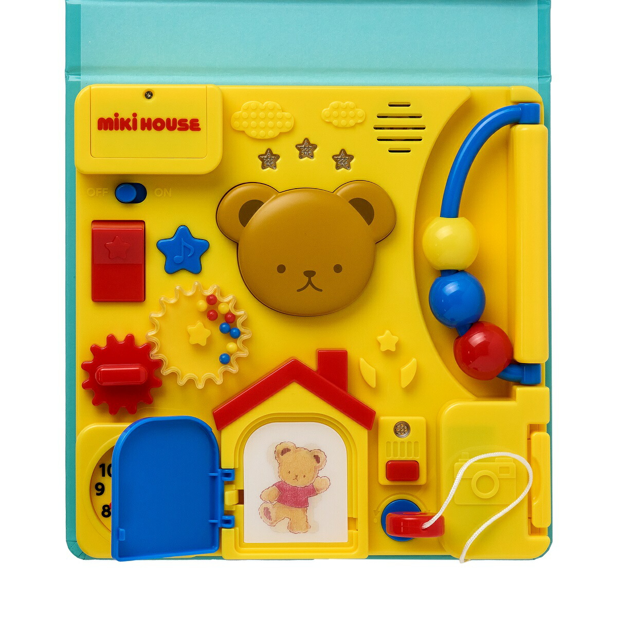 楽天市場】ミキハウス さわってあそぼう 絵本 ミキハウスベア 音のでる