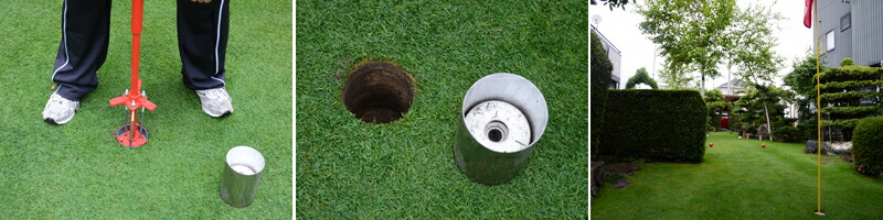 楽天市場】ホールカッター パーエイド社製 ゴルフ場 パッティング