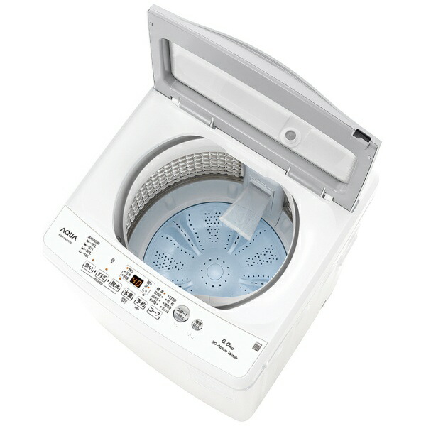 楽天ビック｜AQUA｜アクア 全自動洗濯機6Kg AQUA ホワイト AQW-S601A(W
