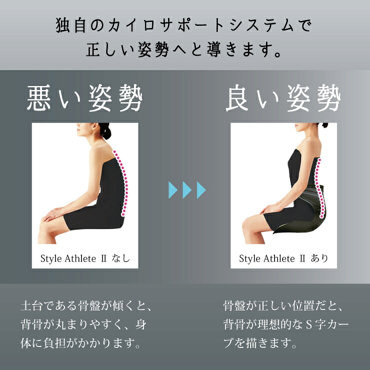 楽天市場】姿勢ケアシート スタイル アスリートツー MTG Style