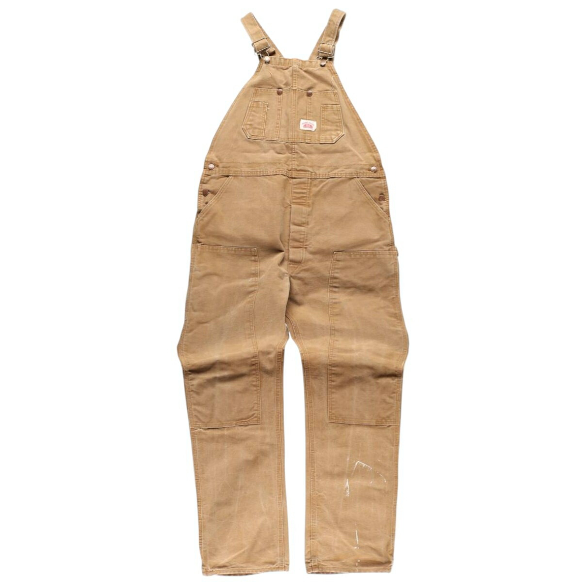 古着 ラウンドハウス Round House ダブルニー ダック オーバーオール