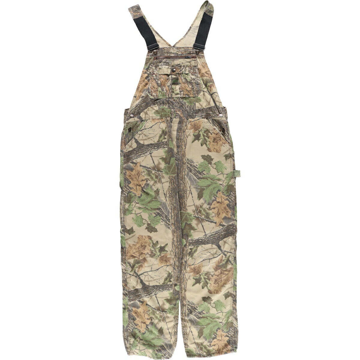 80s LIBERTY ヴィンテージ カモフラ オーバーオール W40程 迷彩 80s