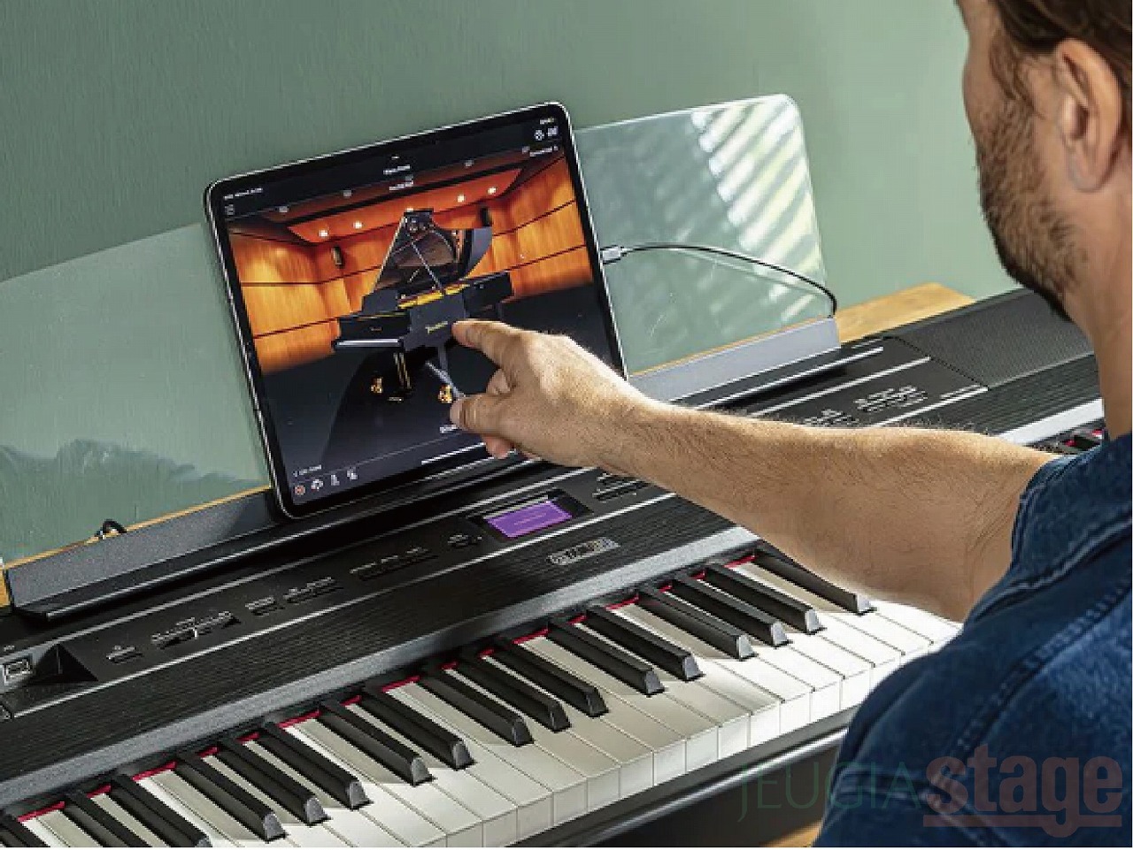 新製品】YAMAHA P-525B 【純正スタンドL-515B(黒)・純正ペダルユニット