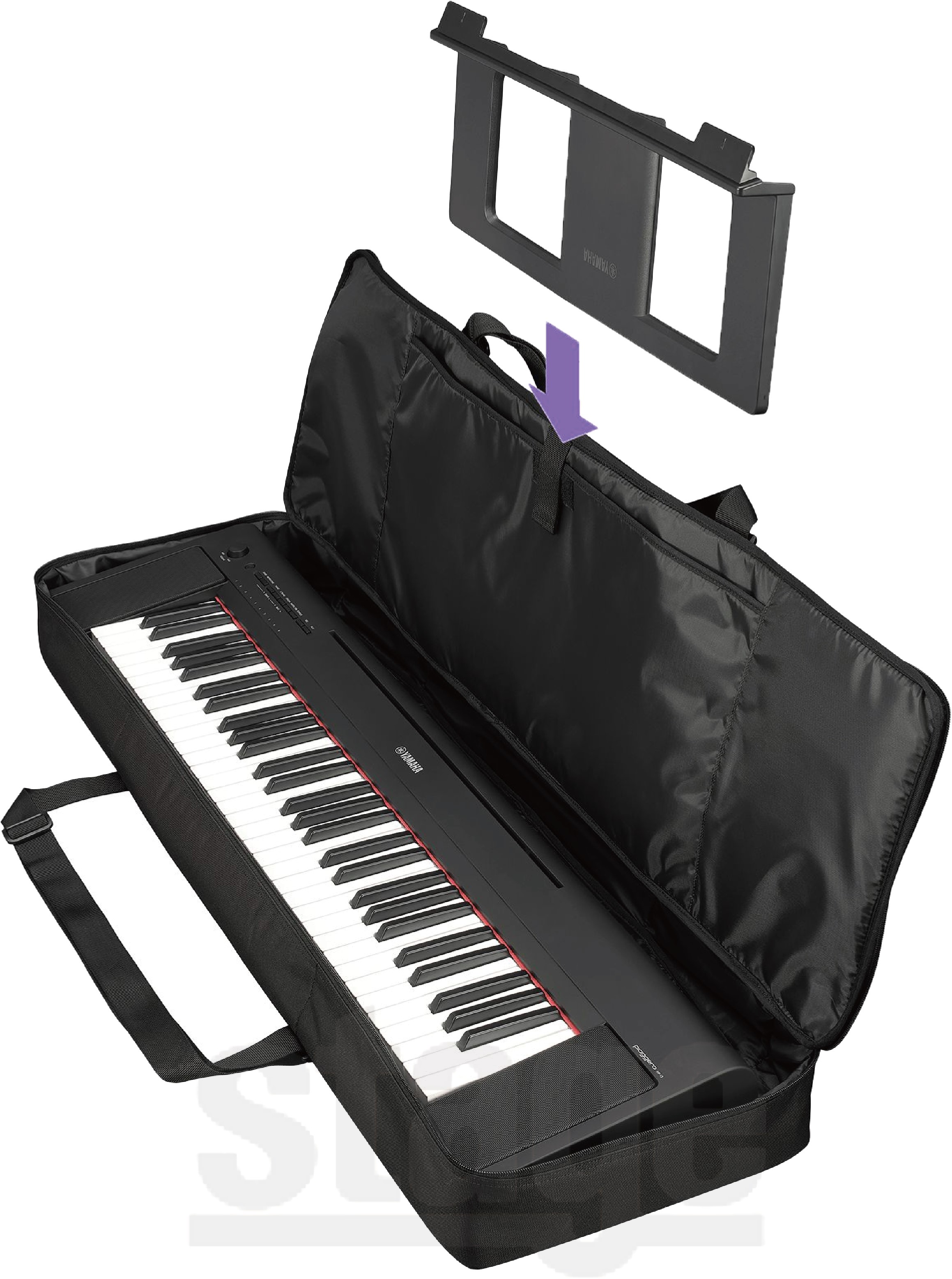 新製品】YAMAHA piaggero NP-15WH 【専用ソフトケースSC-KB630