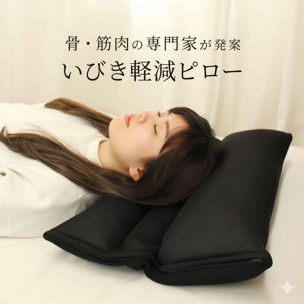 楽天市場】【医学博士発案】 いびき軽減ピロー 43X63 枕 いびき いびき