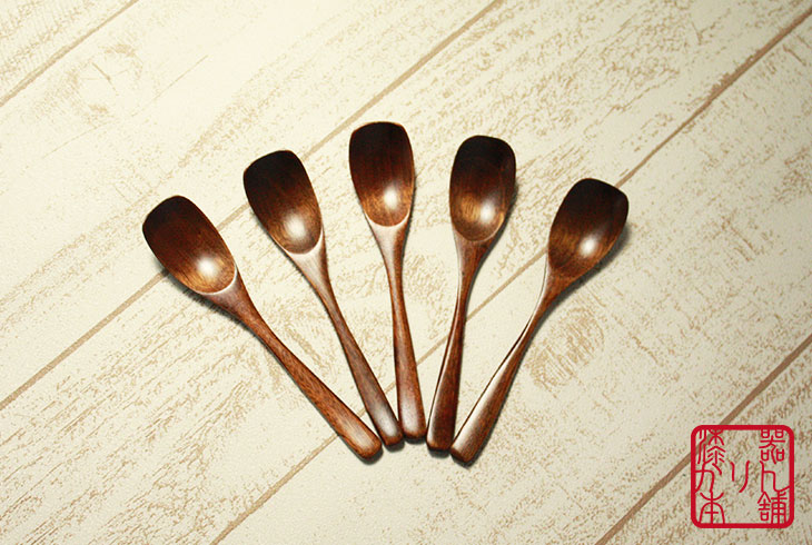 楽天市場】木製スプーンセット アイススプーン 5本セット セット