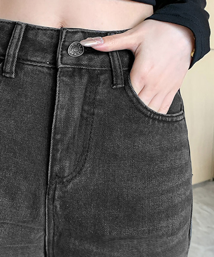 楽天市場】デニム《カットオフブーツカットブラックデニム 全4サイズ