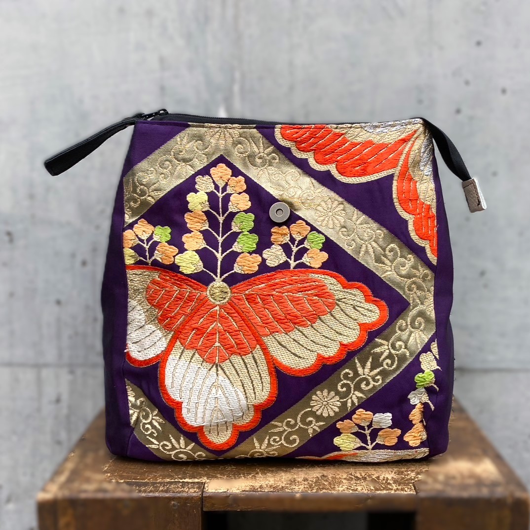 楽天市場】【帯リメイク2wayバッグ】着物帯和装リュックサックトート