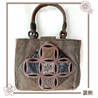 楽天市場】大島紬丸形パッチワークバッグ 在庫限定｜和雑貨 古布