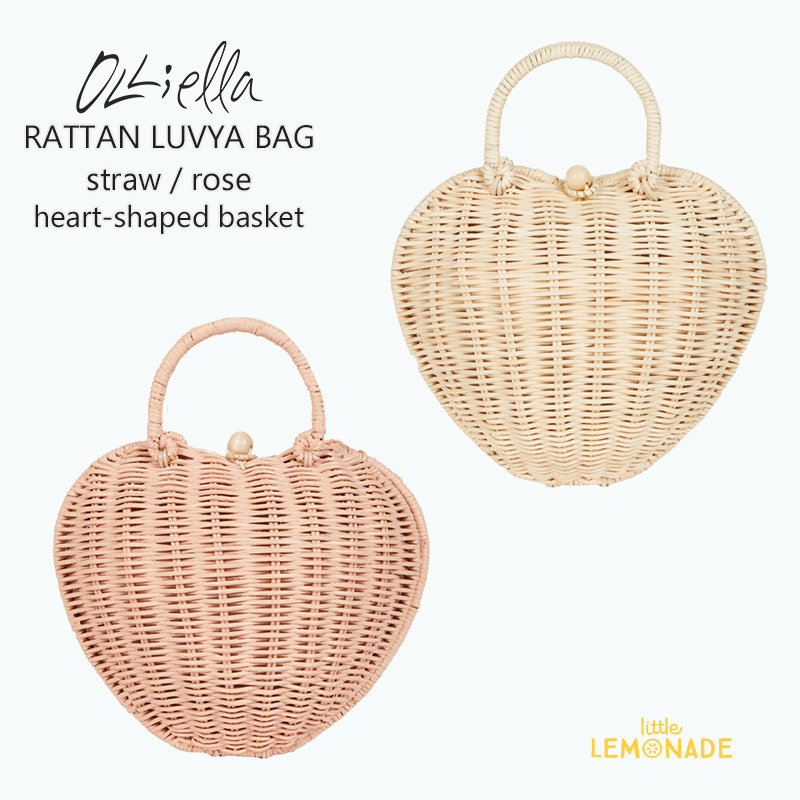 楽天市場】【Olli Ella オリエラ】RATTAN LUVYA BAG ハート型 かご