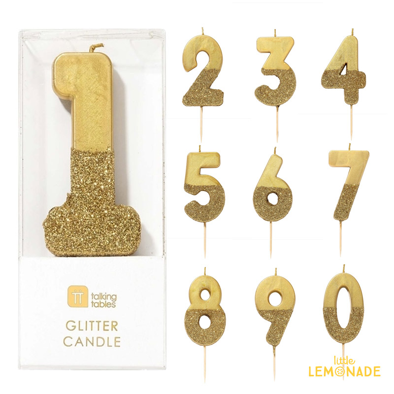 楽天市場】【Talking Tables】 グリッターナンバーキャンドル