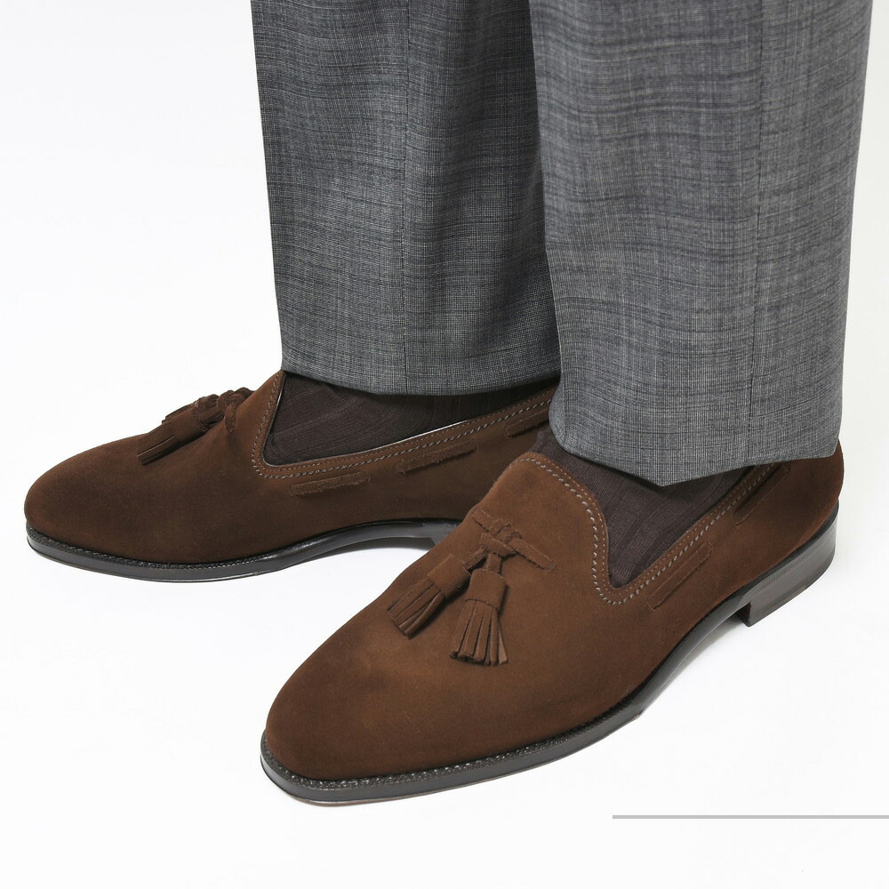 F.LLI Giacometti（フラテッリジャコメッティ）カーフスエードタッセル