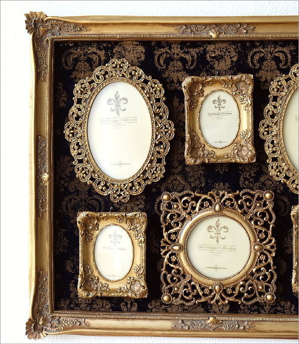 楽天市場】フォトフレーム 壁掛け 多面 複数 おしゃれ ヨーロピアン