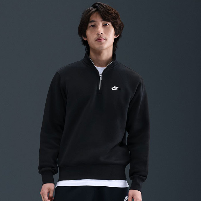 楽天市場】ナイキ NIKE トレーナー メンズ クラブ BB ハーフ ジップ