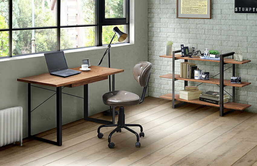 楽天市場】木製デスク 幅120 北欧 木製 天然木 オーク材 奥行60cm 奥行