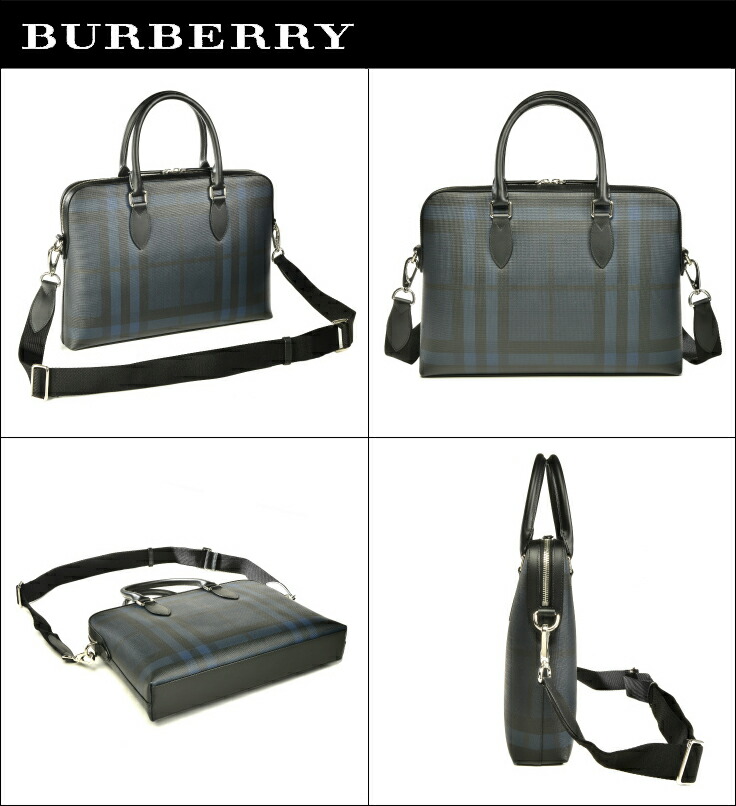 楽天市場】バーバリー 2WAYビジネスバッグ BURBERRY バッグ メンズ PVC