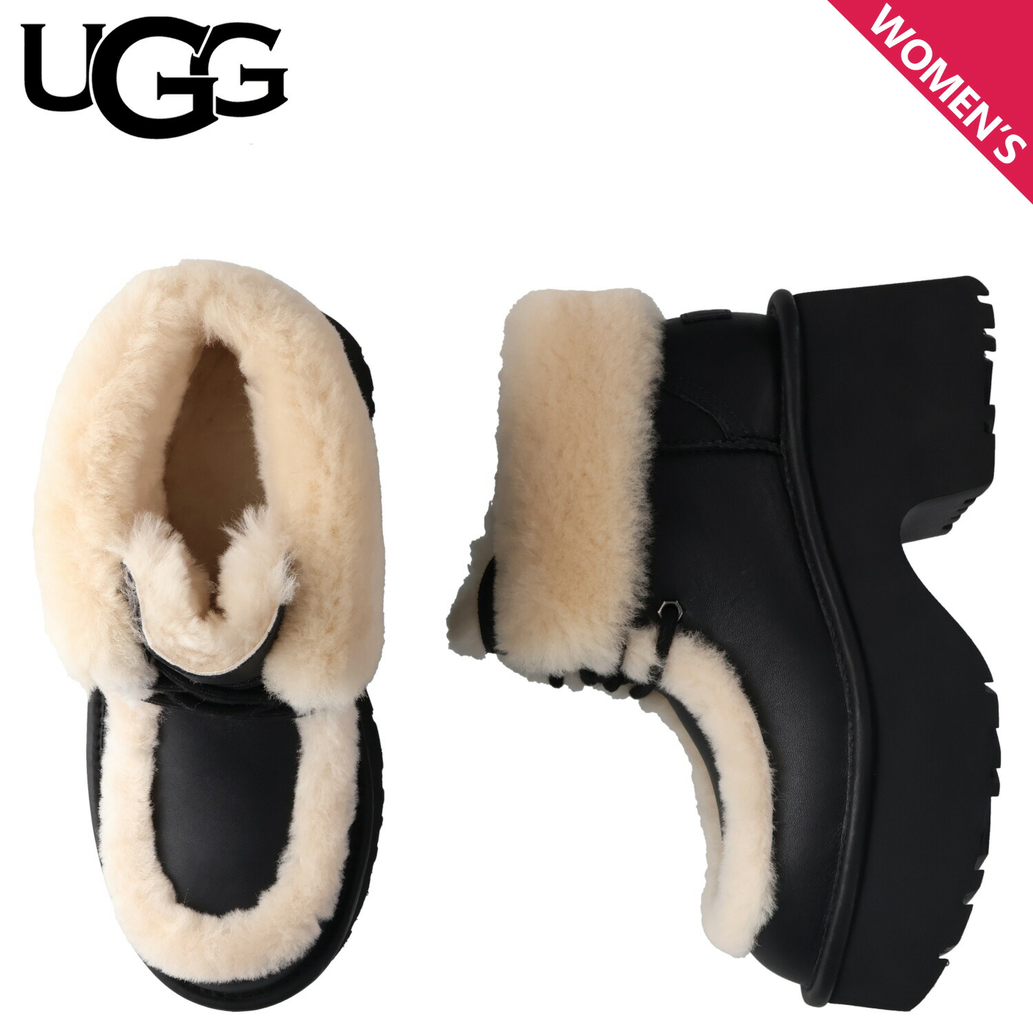 楽天市場】アグ UGG ニューメル プラットフォーム チェルシー ブーツ