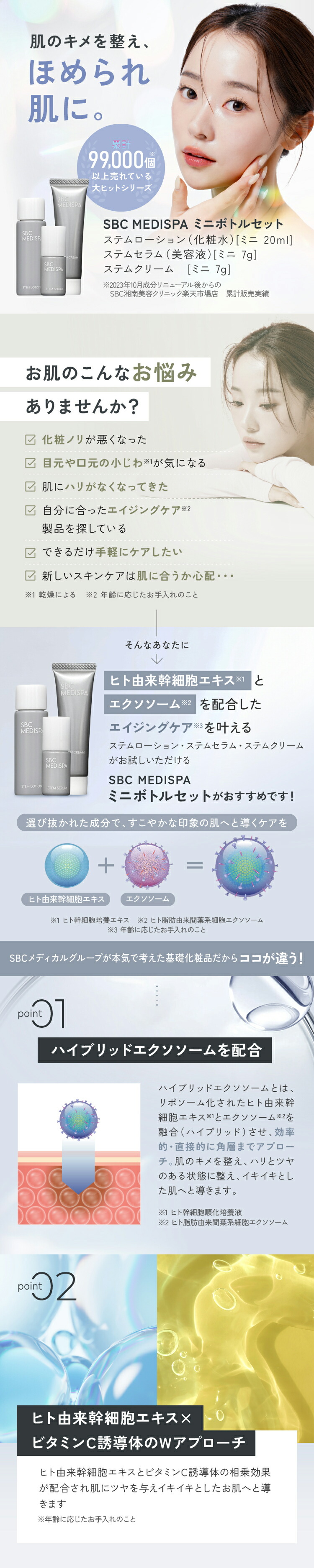 楽天市場】【ご新規様限定】SBC MEDISPAミニボトルセット湘南美容
