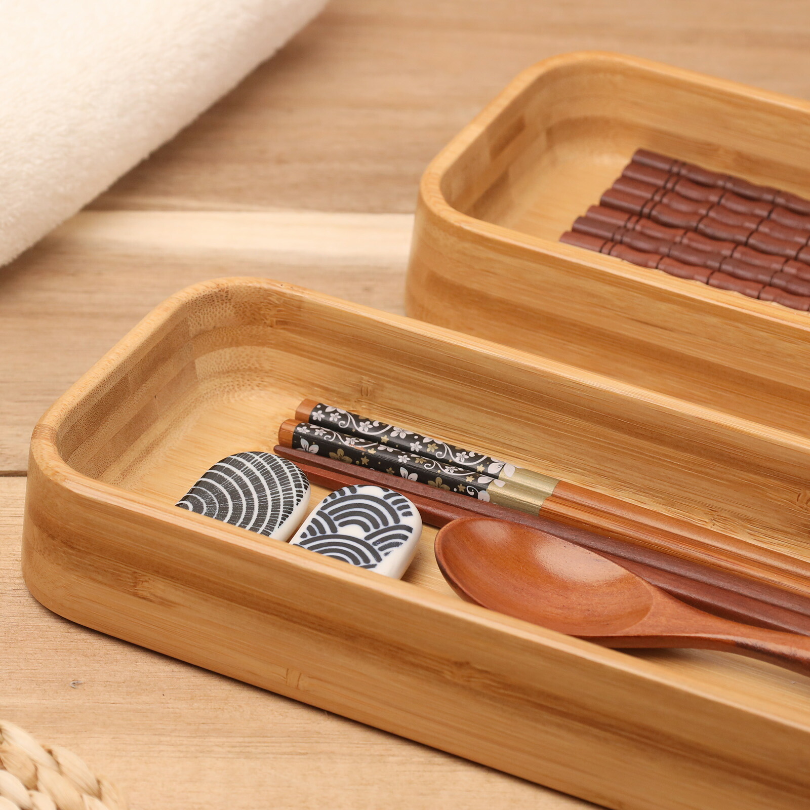 楽天市場】良木工房YOSHIK 竹製 カトラリーケース 小物収納 収納ケース