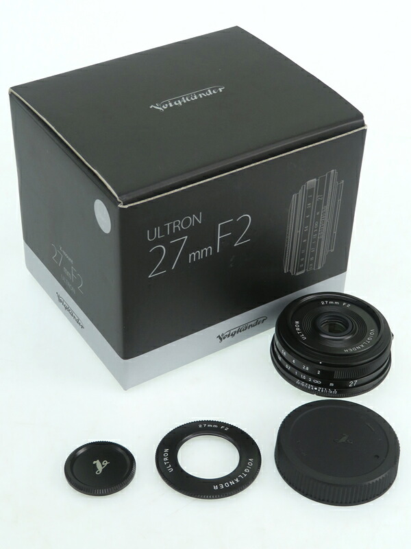 Voigtlander】フォクトレンダー『ULTRON 27mm F2 Xマウント ブラック