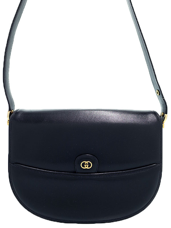 GUCCI】【ヴィンテージ】【オールドグッチ】グッチ『レザー ショルダー