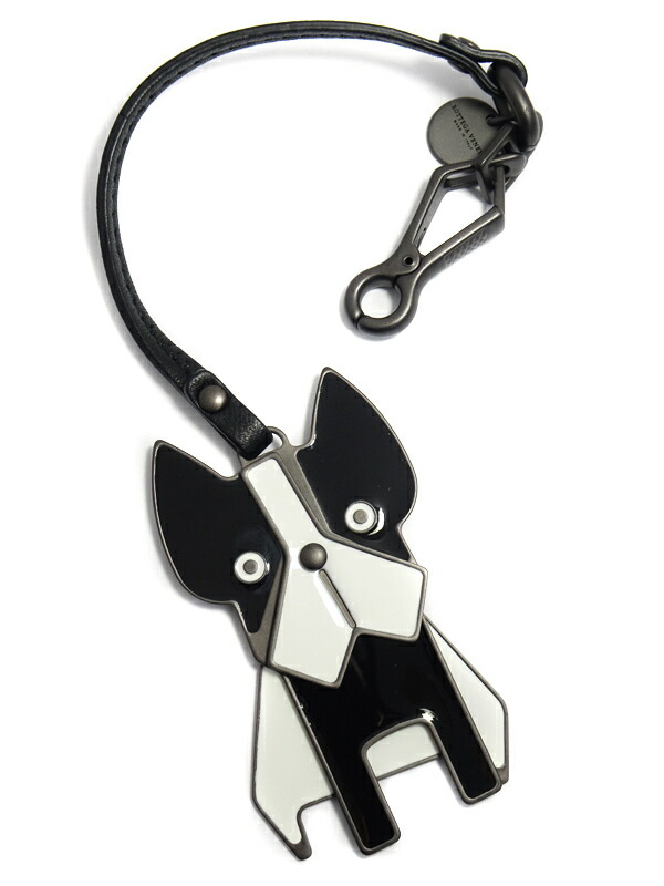 BOTTEGA VENETA】ボッテガヴェネタ『ボストンテリア チャーム ナッパ