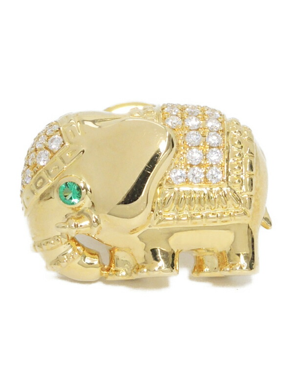 MIKIMOTO】【タイタックピン】ミキモト『K18YG ピンブローチ