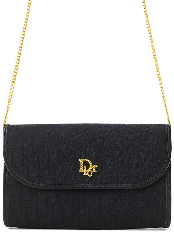 Christian Dior】クリスチャンディオール『トロッター柄 チェーン