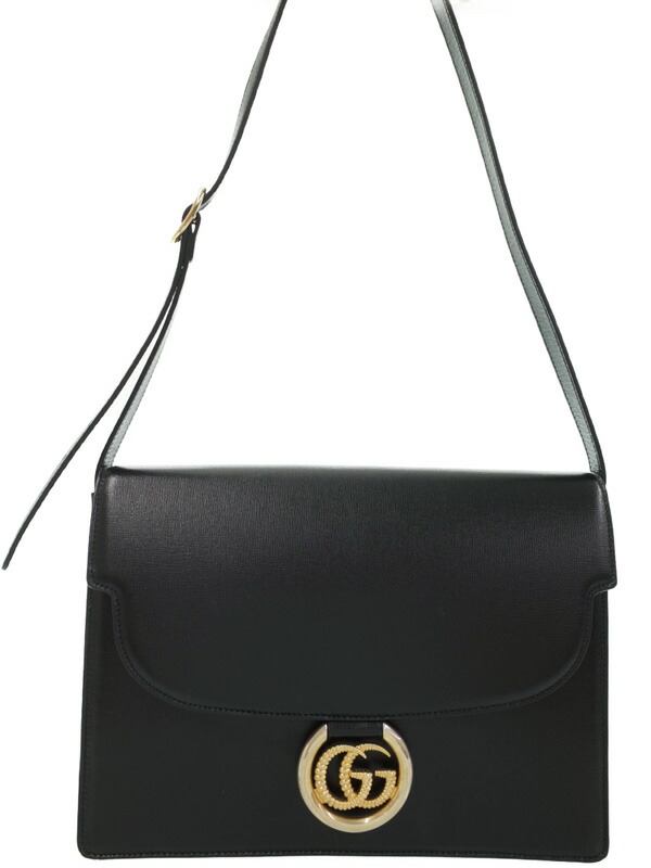 GUCCI】グッチ『GGロゴ レザー ショルダーバッグ』589471 レディース 1