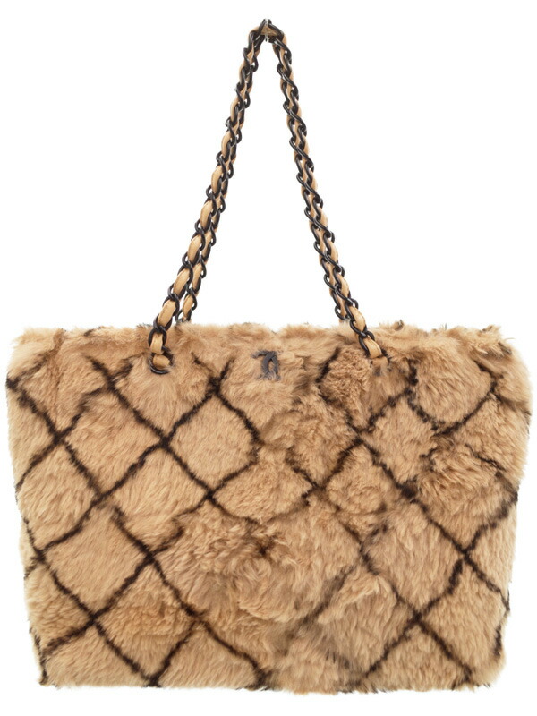 CHANEL】シャネル『ファー チェーントートバッグ』レディース 1週間