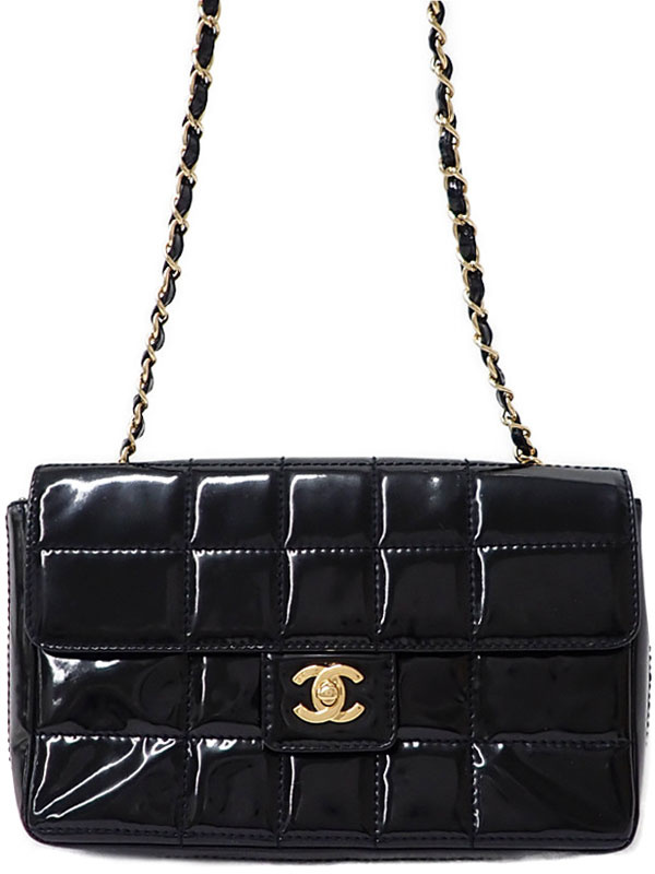 CHANEL】シャネル『チョコバー チェーンショルダーバッグ』レディース