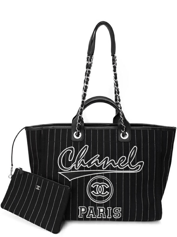 CHANEL】シャネル『ドーヴィル 2WAYチェーントートバッグ』A66941