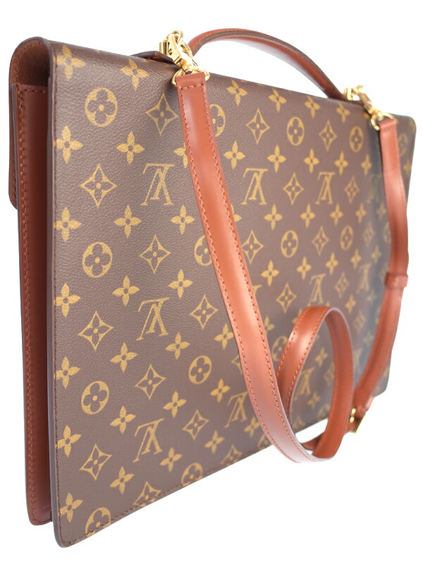 LOUIS VUITTON】ルイヴィトン『モノグラム ポルトドキュマン バンド