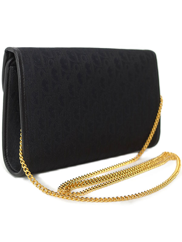 Christian Dior】クリスチャンディオール『トロッター柄 チェーン