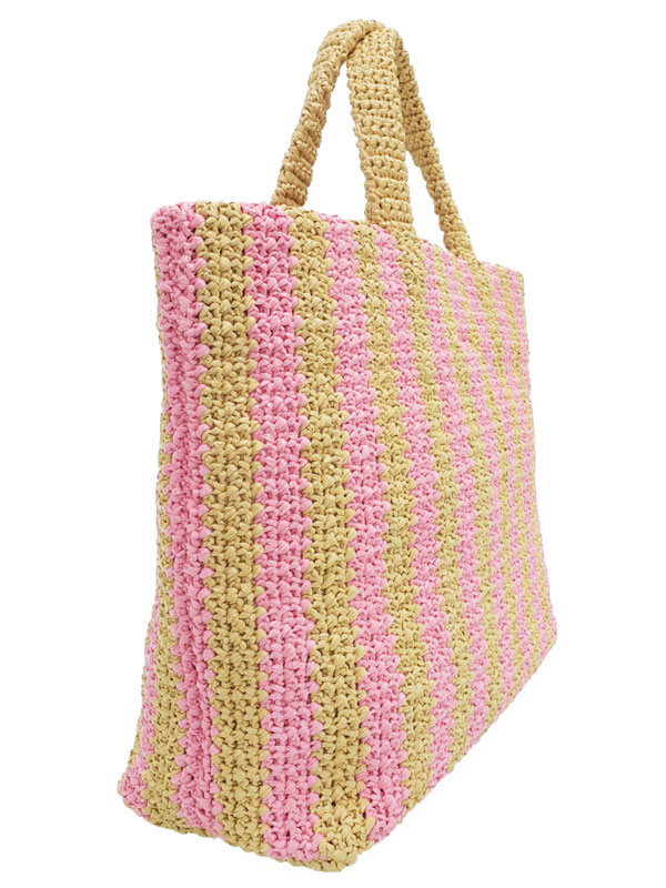 PRADA】プラダ『ラフィア トートバッグ』レディース 1週間保証【中古