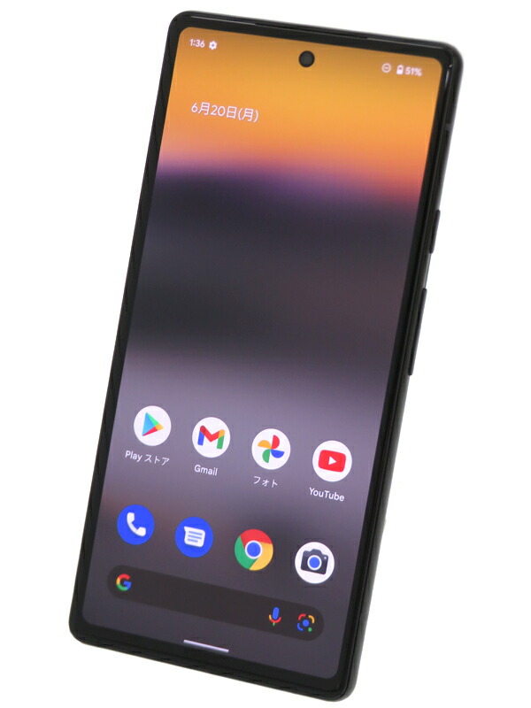 Google】グーグル『Google Pixel 6a 128GB SIMフリー au チャコール