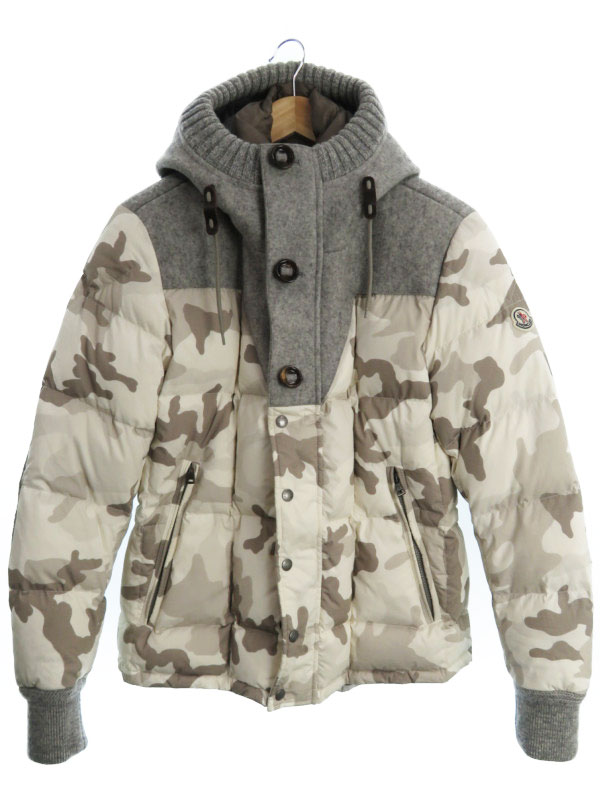 MONCLER】【ルーマニア製】【バーモント】【迷彩柄】【アウター