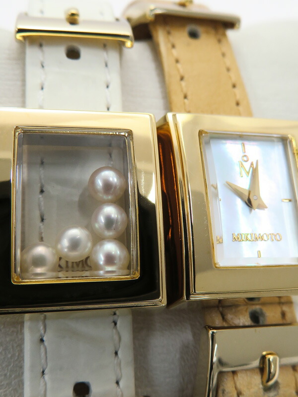 MIKIMOTO】ミキモト『MFW パールウォッチ ツインベルト』レディース
