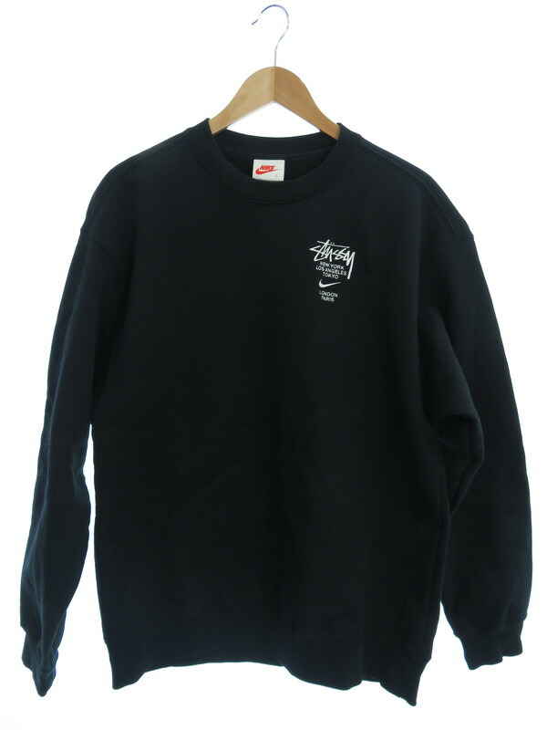 NIKE】【STUSSY】【Fleece Crew Sweatshirt】【トップス】ナイキ『裏