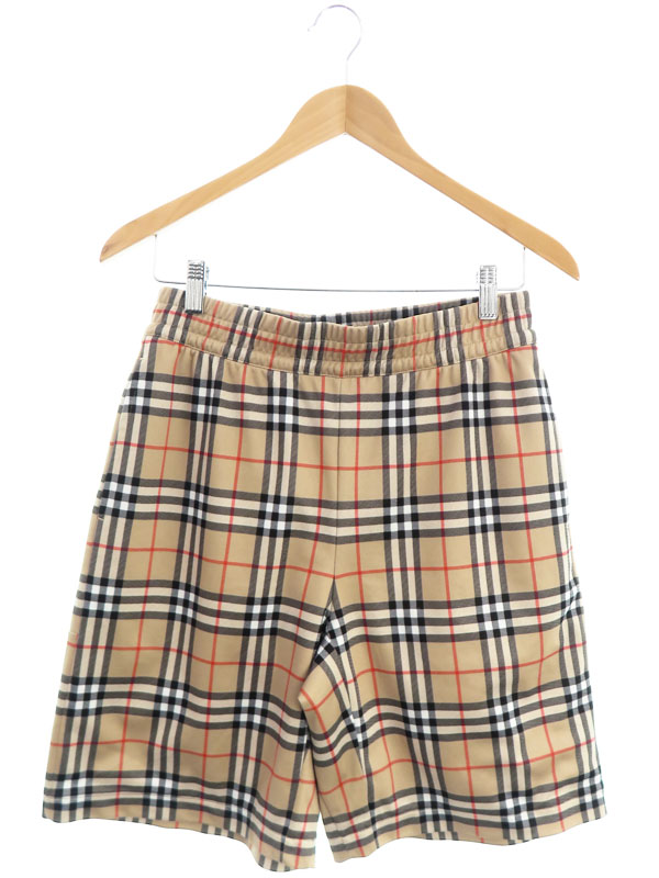 極美品 バーバリー Burberrys ハーフパンツ ベージュ ノバチェック S