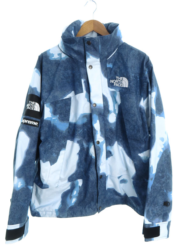 Supreme】シュプリーム『ノースフェイス Bleached Denim Print
