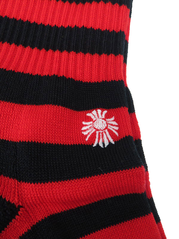 CHROME HEARTS】【ボーダー柄】【日本製】クロムハーツ『ソックス 3足