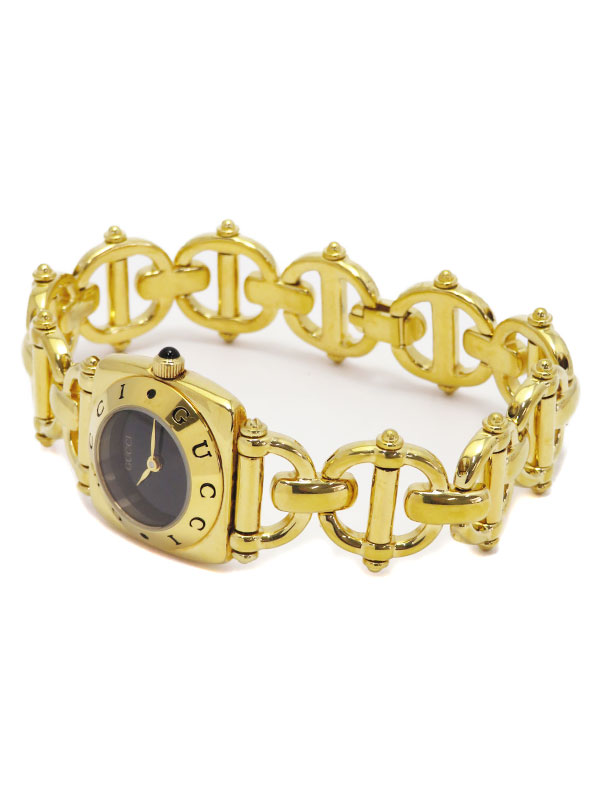 GUCCI】グッチ『ホースビット』6400L レディース クォーツ 1週間保証