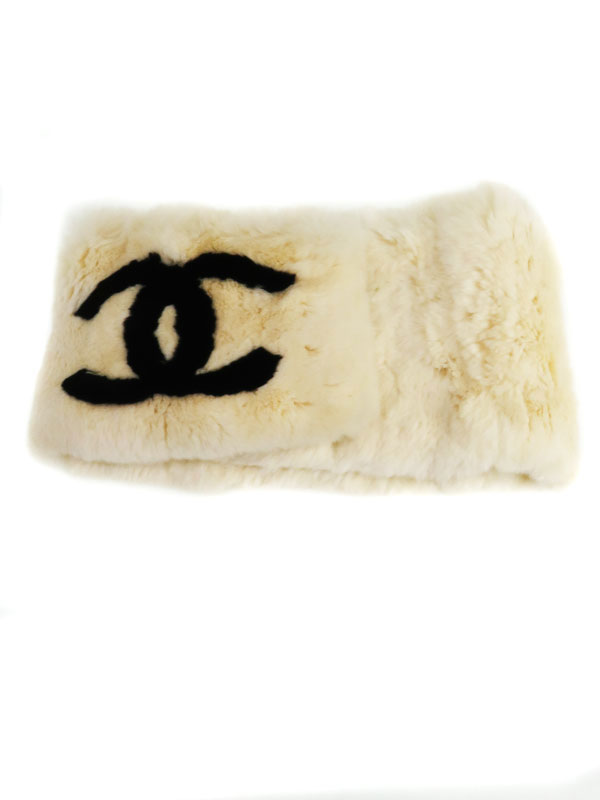 CHANEL】シャネル『ココマーク ラビットファー ティペット』レディース