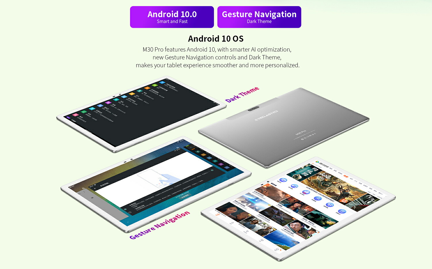 楽天市場】最新版 10.1インチ Android10.0 大画面 4GBRAM 128GBROM