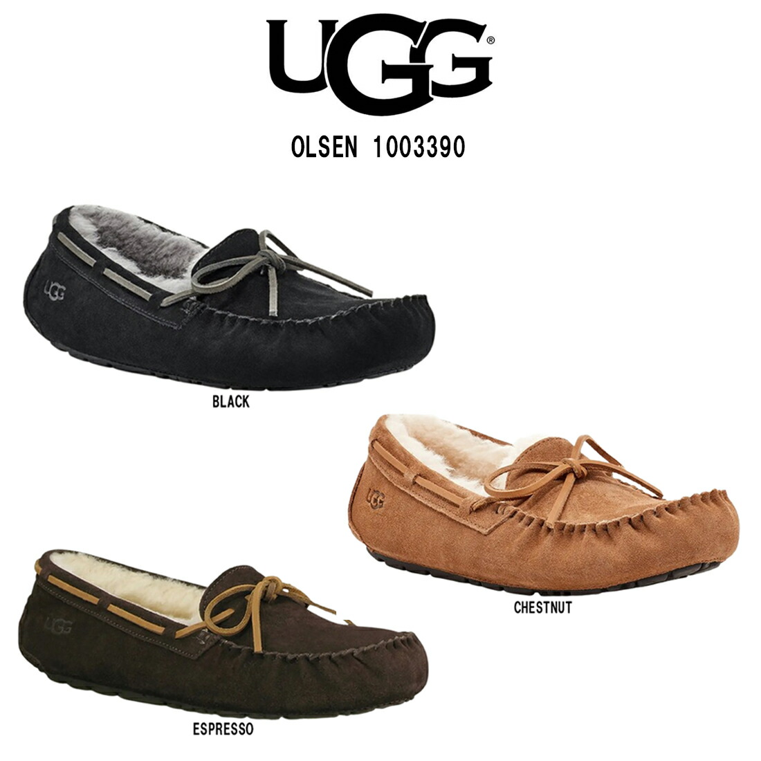 楽天市場】UGG(アグ)メンズ オルセン モカシン スリッポン シューズ