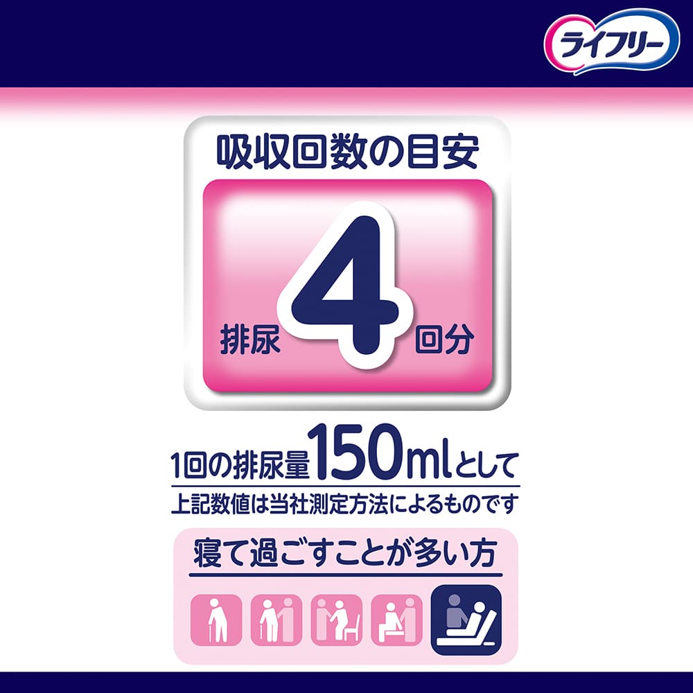 楽天市場】ユニ・チャーム ライフリー 一晩中お肌あんしん尿とりパッド