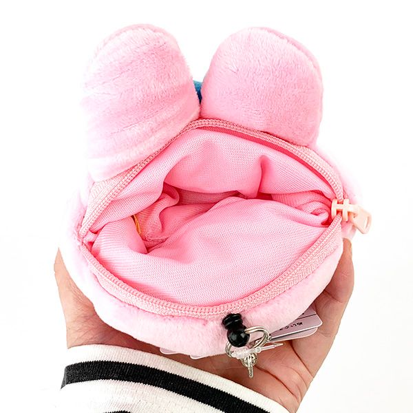 おぱんちゅうさぎ リールパスケース 定期入れ ぬいぐるみ 通勤通学 ピンク